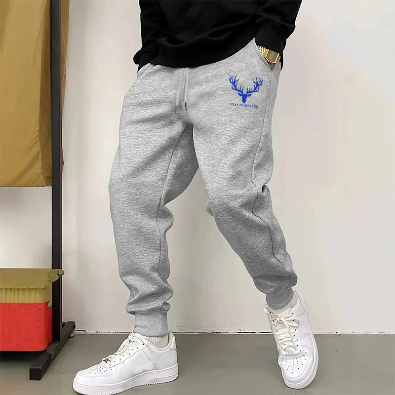 Streetwear Brand Tracksuit - 2026 กางเกงวอร์มออกกำลังกายผู้ชายแบบใหม่ทุกฤดูกาล กางเกงวิ่งจ๊อกกิ้ง กางเกงลำลอง สตรีทแวร์ สวมใส่สบาย