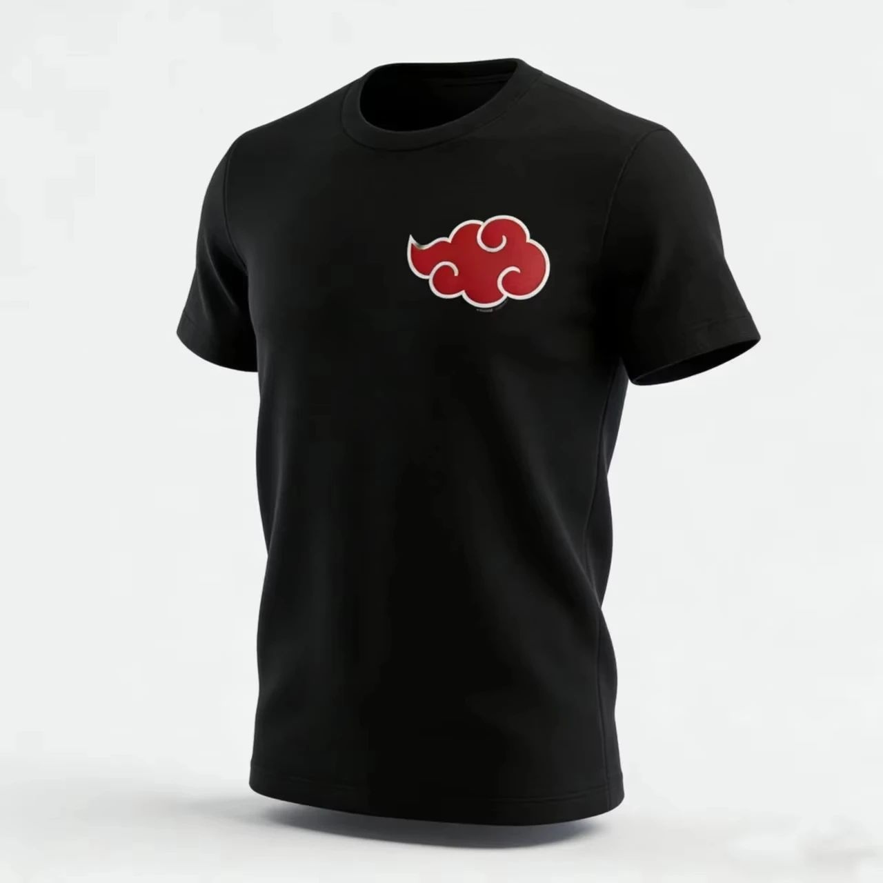 Streetwear Brand Japan - เสื้อยืดพิมพ์ลายเมฆอะคาสึกิจากอนิเมะญี่ปุ่น เสื้อยืดแขนสั้นผู้ชายสไตล์สตรีทแวร์ เสื้อยืดแบรนด์ดังสำหรับผู้ชาย