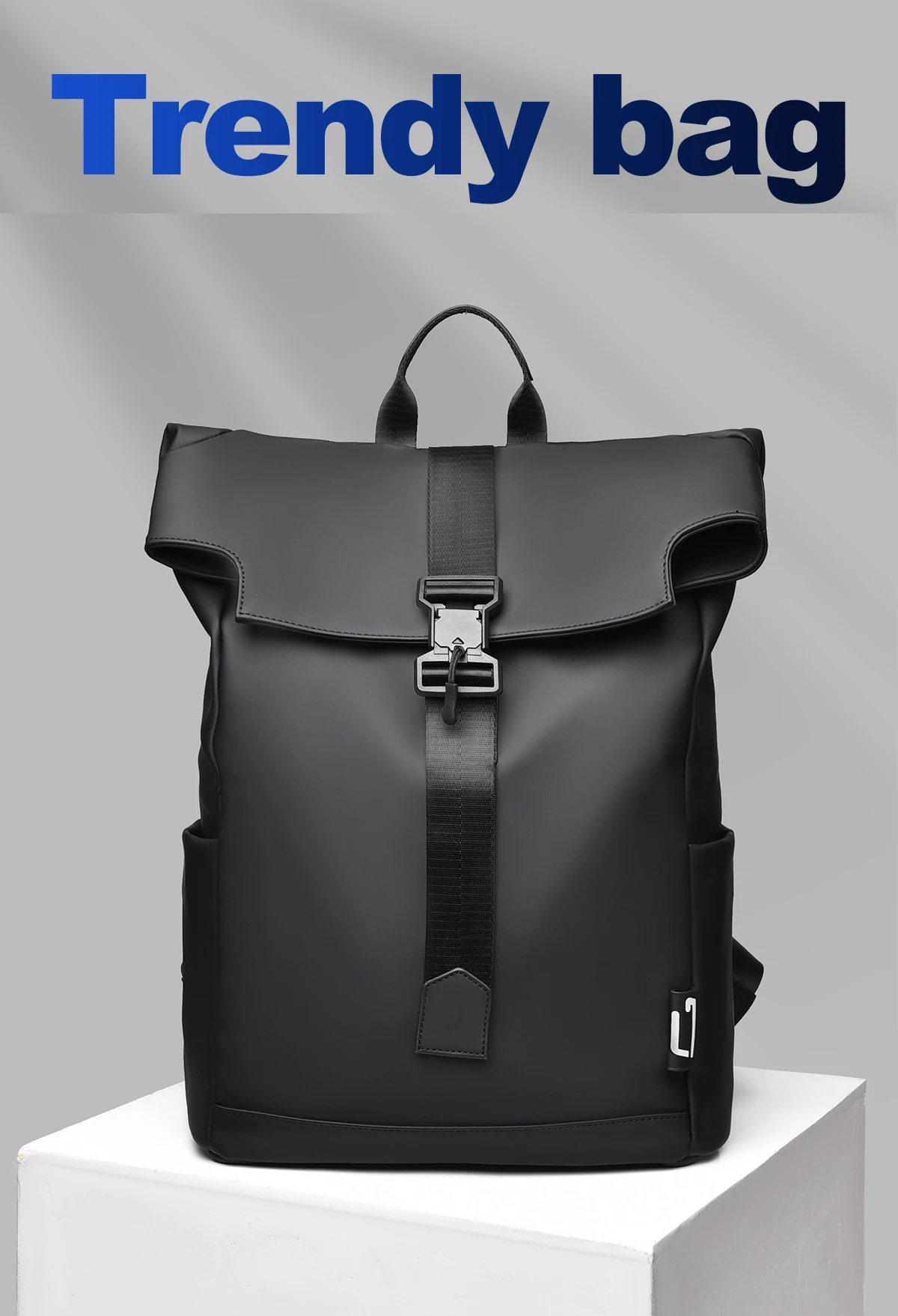 Streetwear Brand Backpack - กระเป๋าเป้สะพายหลังสไตล์อังกฤษสําหรับชายแบรนด์หรูใหม่ Urban Daily Back Pack 14-16