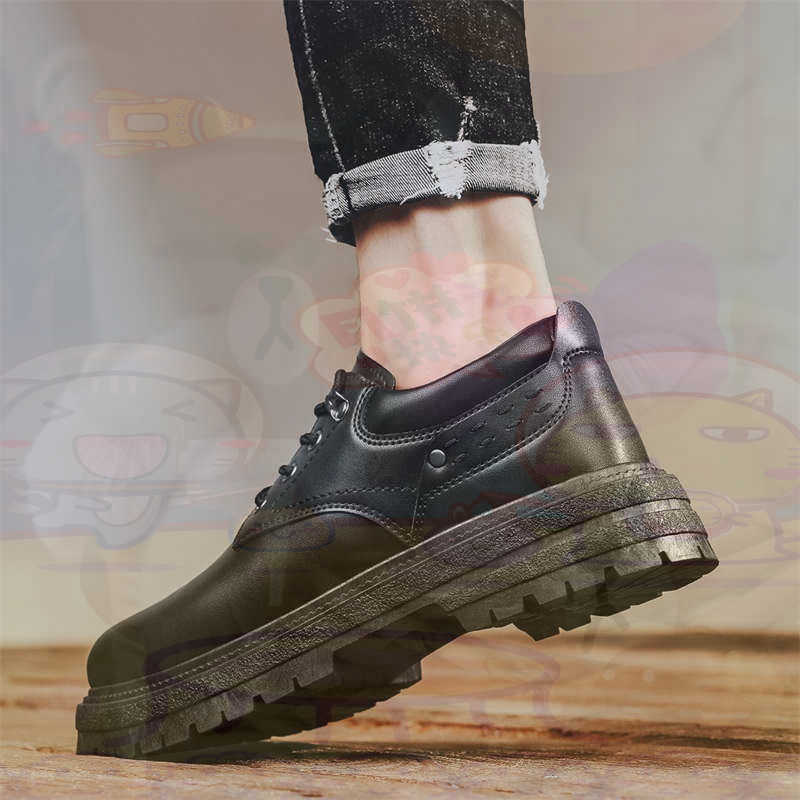 Streetwear Brand Sale - Dark Natural หนังแฟชั่น Trainers เทนนิสรองเท้าผ้าใบผู้ชายรองเท้าแฟชั่นรองเท้าผ้าใบคุณภาพกีฬาราคาต่ําสุขภาพ