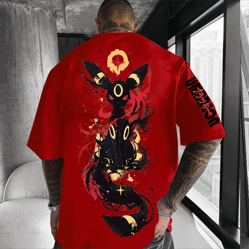 Streetwear Brand Japan - เสื้อยืดพิมพ์ลายโปเกมอน คอลเลคชั่นร่วม 2025 ฤดูร้อน ใหม่ เสื้อผ้าสตรีทแวร์ผู้ชาย