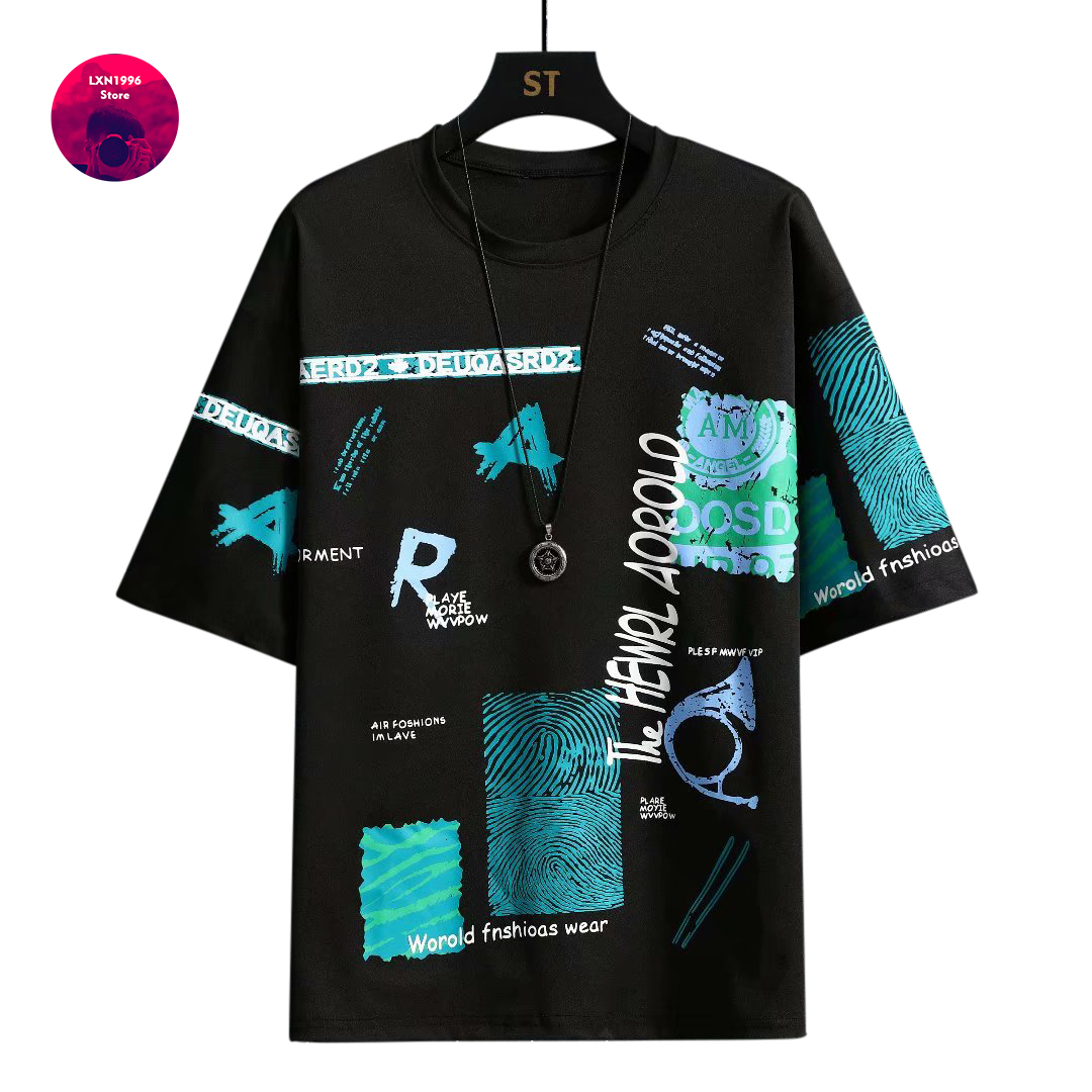 Streetwear Brand Japan - ชาย Harajuku กราฟิกสีดำฤดูร้อนแขนสั้นเสื้อยืด Top Vintage แฟชั่นเสื้อผ้าผู้ชาย2021ญี่ปุ่น