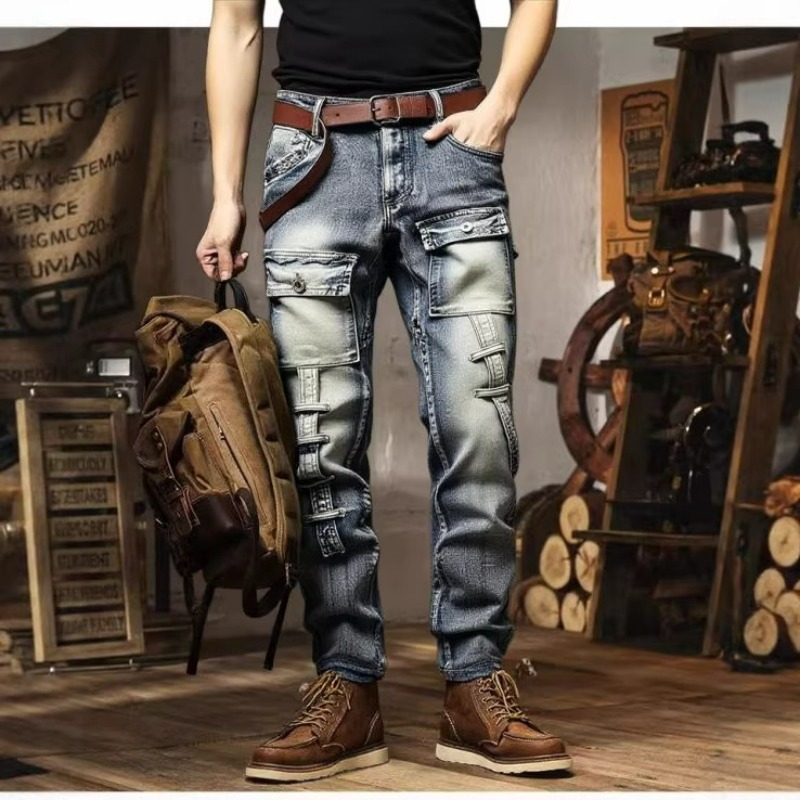 กางเกงขายาวทรงตรงขาเล็กสไตล์วิ - Europe Streetwear Brand บทวิจารณ์และราคา