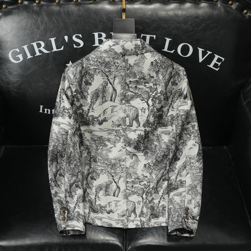 เสื้อเบลเซอร์สไตล์ยุโรปสำหรับผ - Streetwear Brand Jacket บทวิจารณ์และราคา