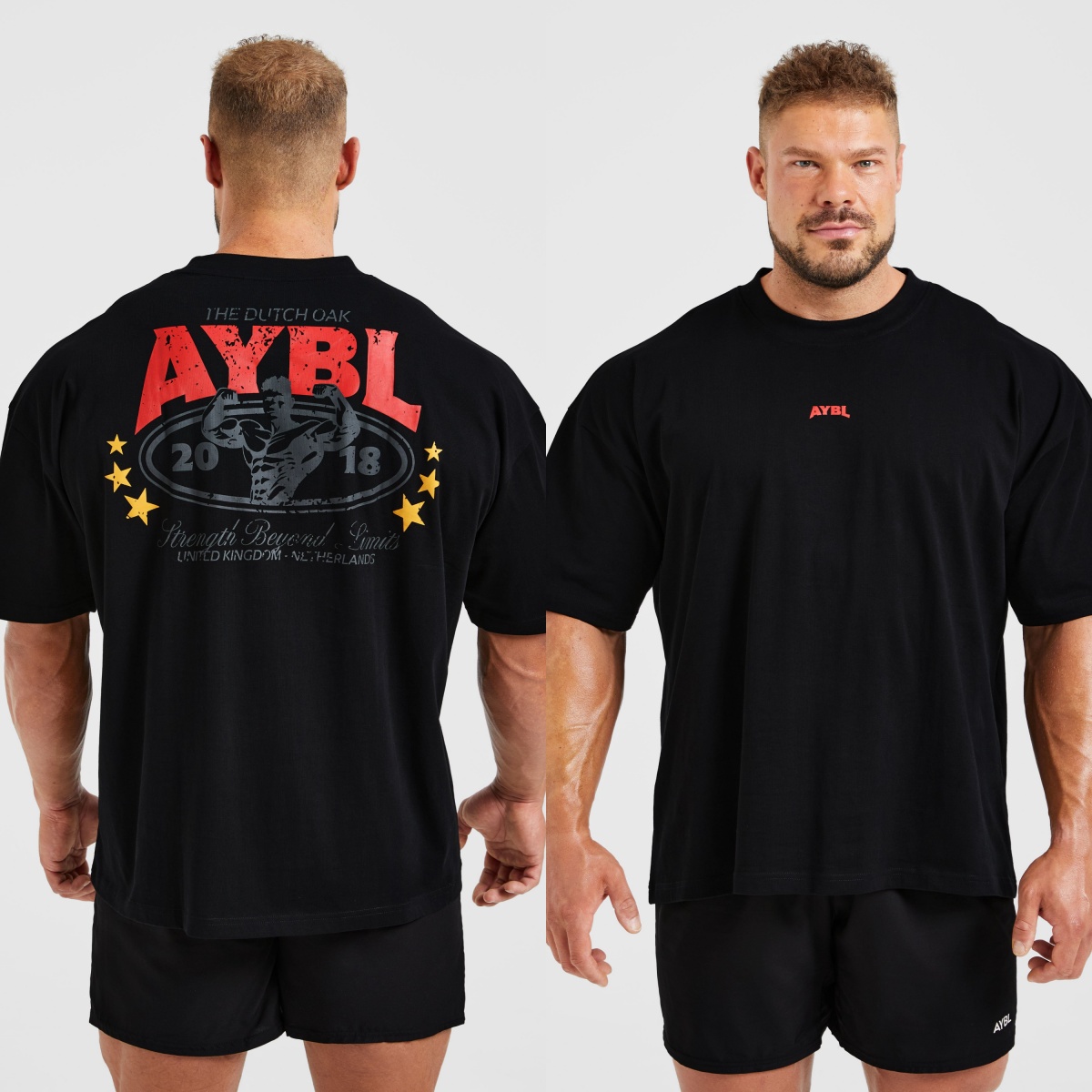 โลโก้สีแดงเสื้อยืดแบรนด์ฟิตเนส - Streetwear Brand Red บทวิจารณ์และราคา