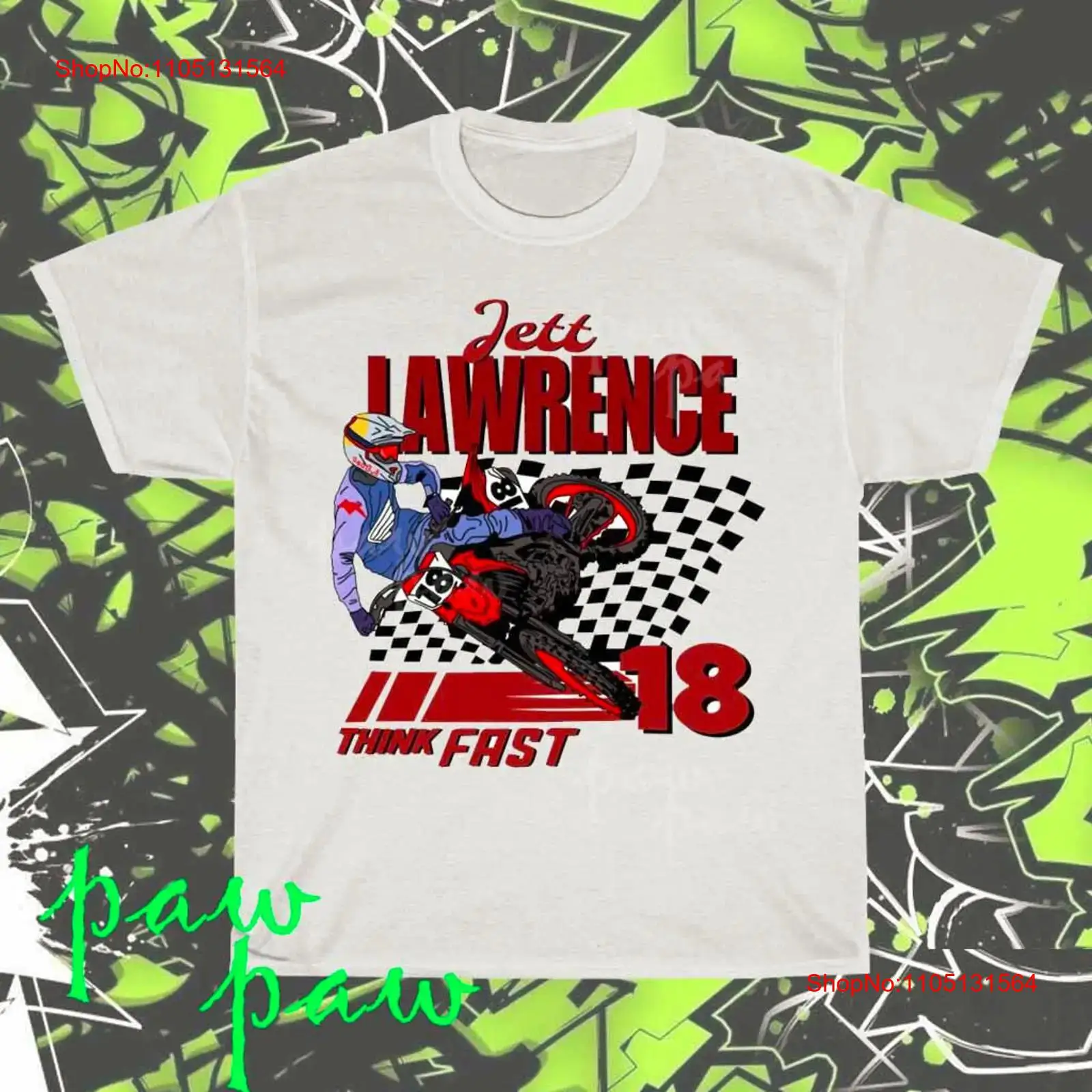 เสื้อยืดลายกราฟิก Jett Lawrenc - Streetwear Brand บทวิจารณ์และราคา