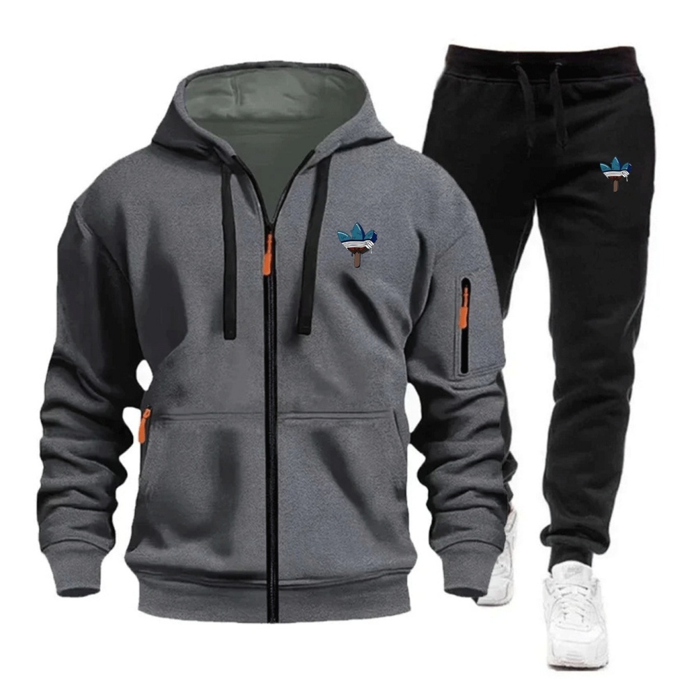 ชุดเซ็ตฮู้ดดี้ 2 ชิ้น แบรนด์ผู - Streetwear Brand Tracksuit บทวิจารณ์และราคา