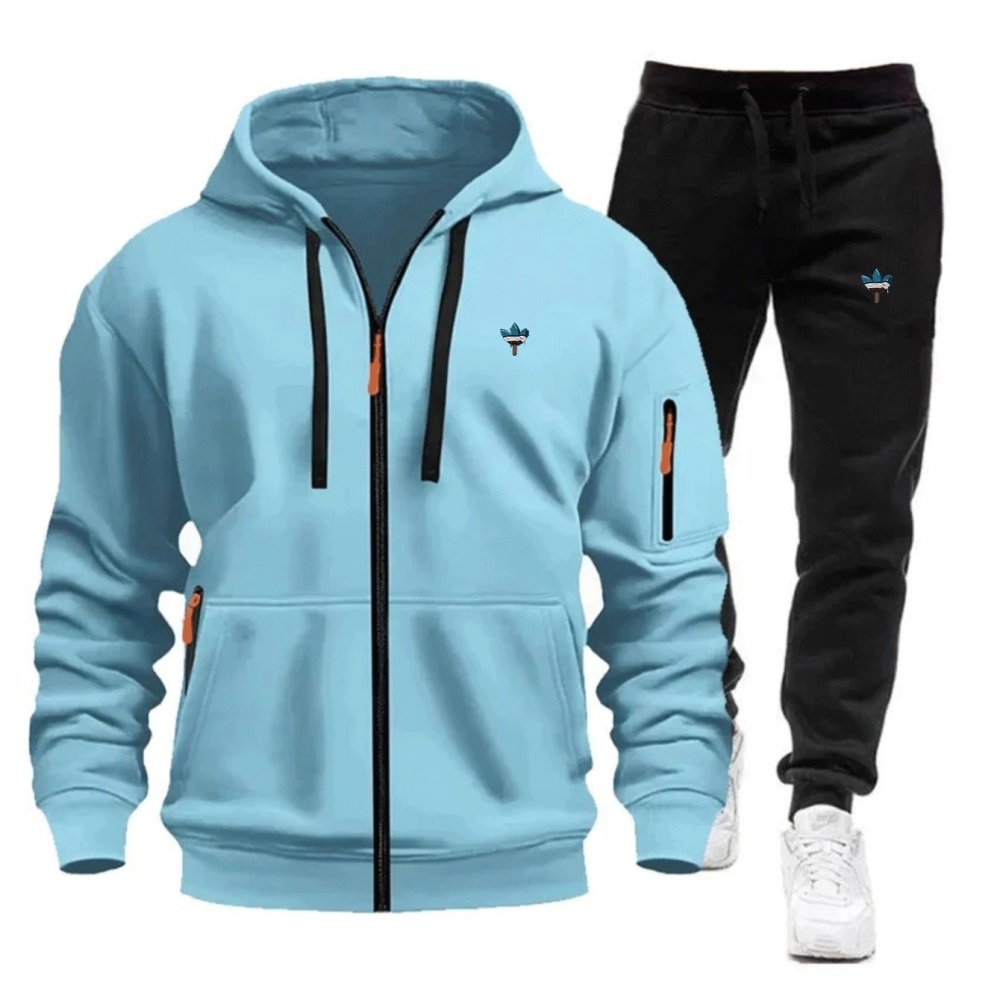 ชุดเซ็ตฮู้ดดี้ 2 ชิ้น แบรนด์ผู - Streetwear Brand Tracksuit บทวิจารณ์และราคา