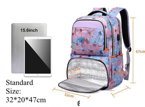 ยี่ห้อผู้ชาย 15.6 นิ้วแล็ปท็อป - Streetwear Brand Backpack บทวิจารณ์และราคา