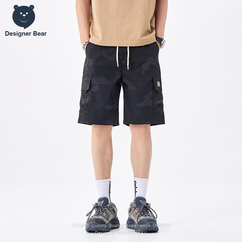 กางเกงขาสั้นคาร์โก้ลายพรางสำหร - Streetwear Brand บทวิจารณ์และราคา