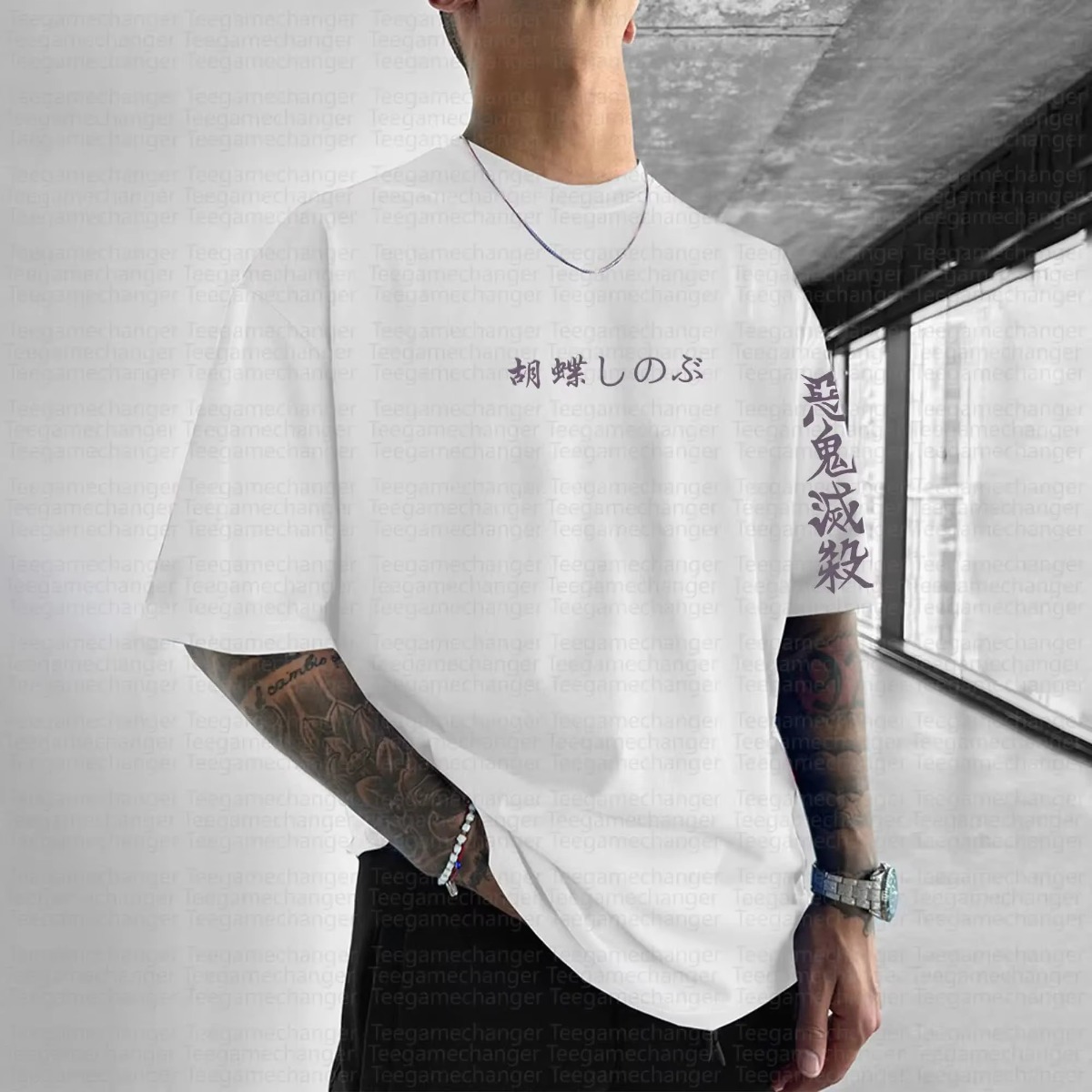 เสื้อยืดลายตัวละครอนิเมะดาบพิฆ - Streetwear Brand Japan บทวิจารณ์และราคา