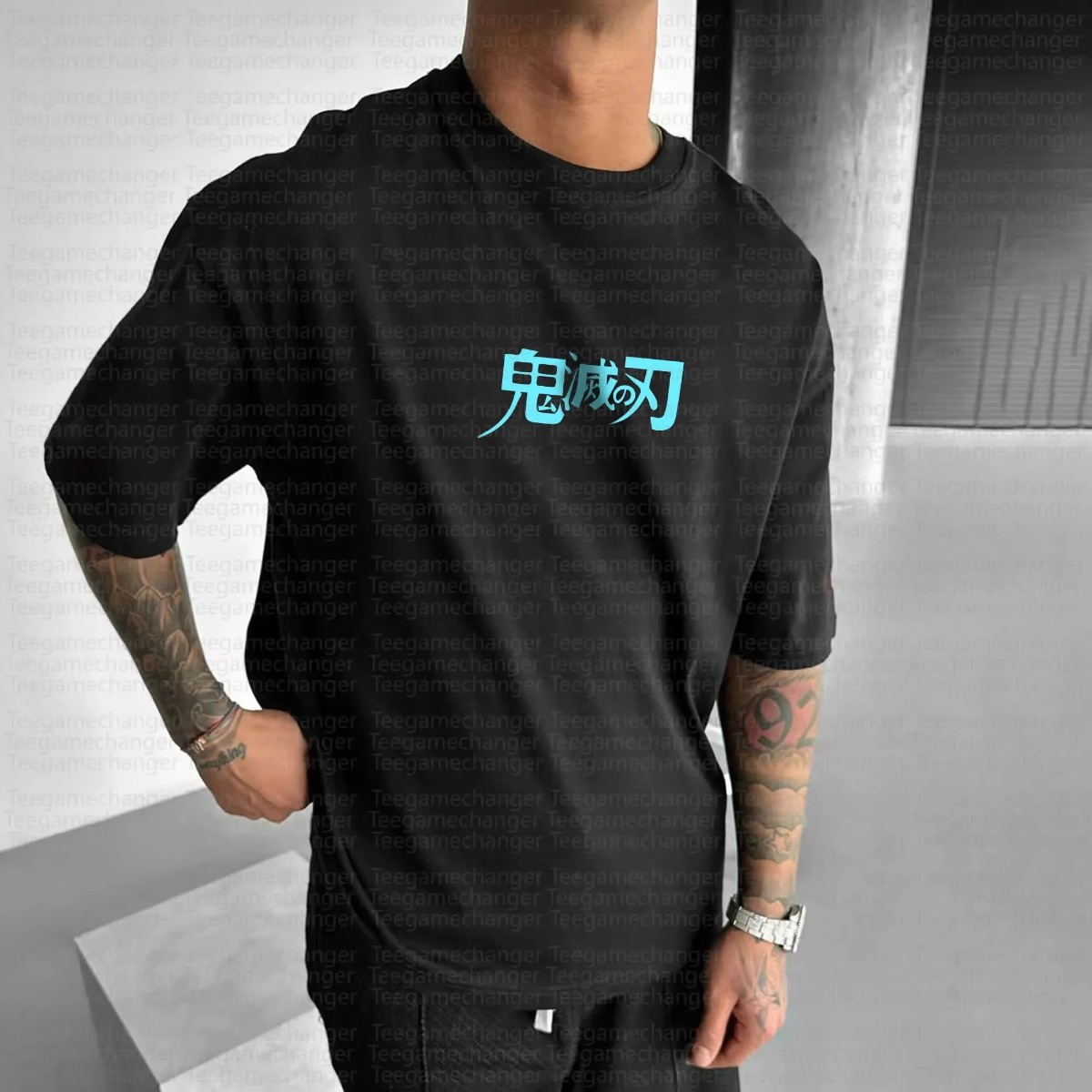 เสื้อยืดลายตัวละครอนิเมะดาบพิฆ - Streetwear Brand Japan บทวิจารณ์และราคา