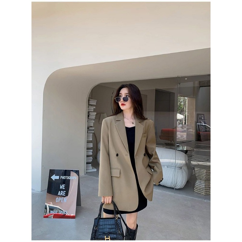 เสื้อเบลเซอร์สีดำสำหรับผู้หญิง - Streetwear Brand Jacket บทวิจารณ์และราคา