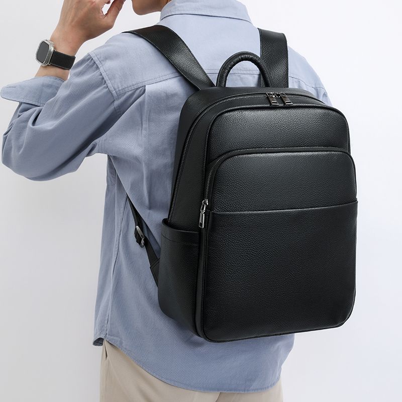 2026 ใหม่แบรนด์หรูหนังแท้ผู้ชา - Streetwear Brand Backpack บทวิจารณ์และราคา