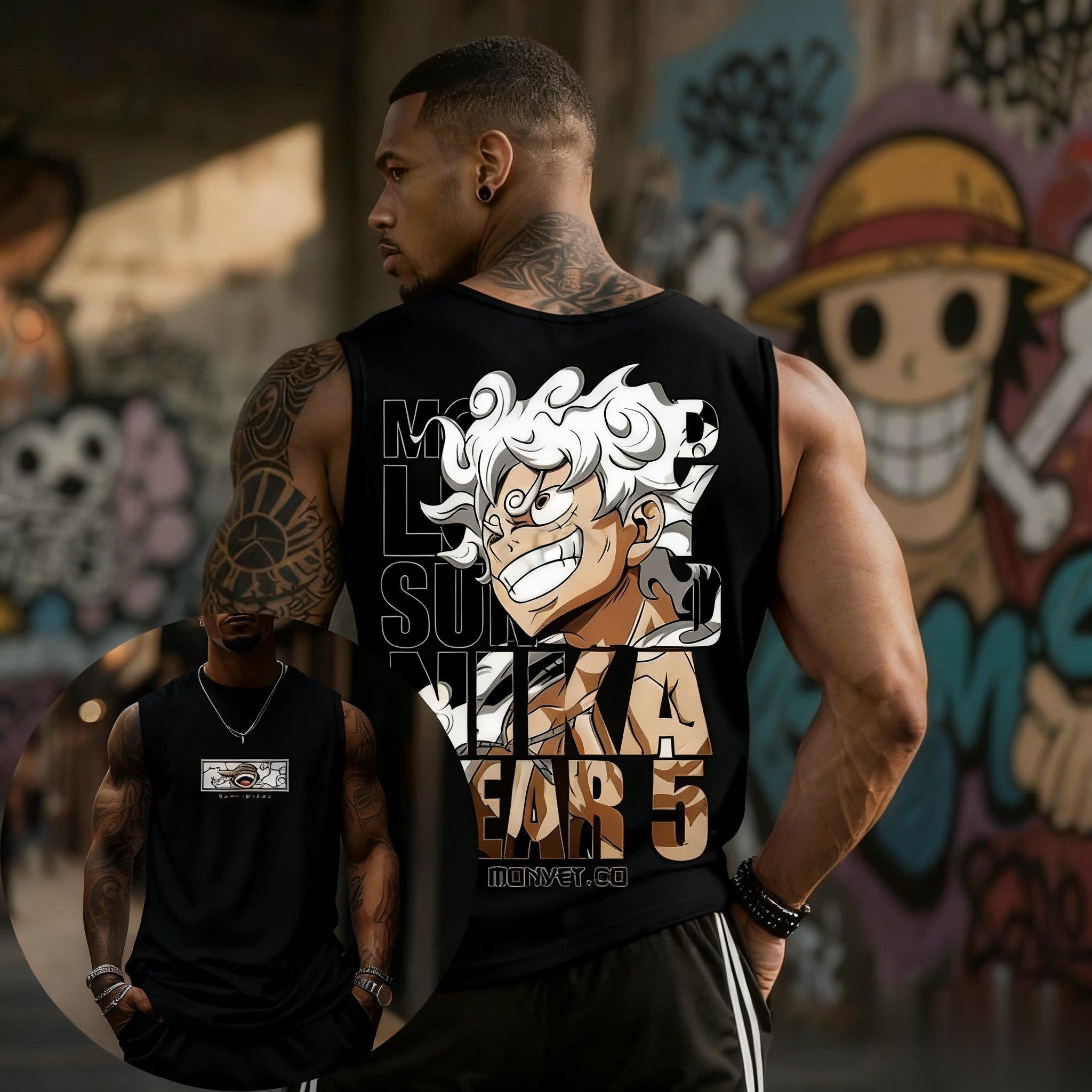 เสื้อกล้ามวันพีซ ลูฟี่ เกียร์  - Streetwear Brand Japan บทวิจารณ์และราคา