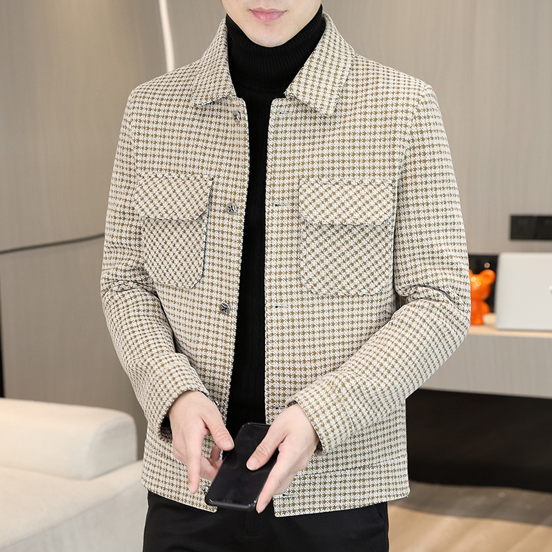 ฤดูหนาวลายสก๊อตเสื้อแจ็คเก็ตผู - Streetwear Brand Jacket บทวิจารณ์และราคา