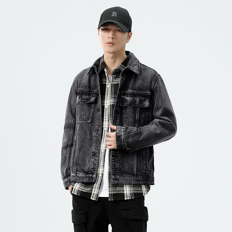 เสื้อแจ็คเก็ตยีนส์ทรงหลวมสไตล์ - Streetwear Brand บทวิจารณ์และราคา