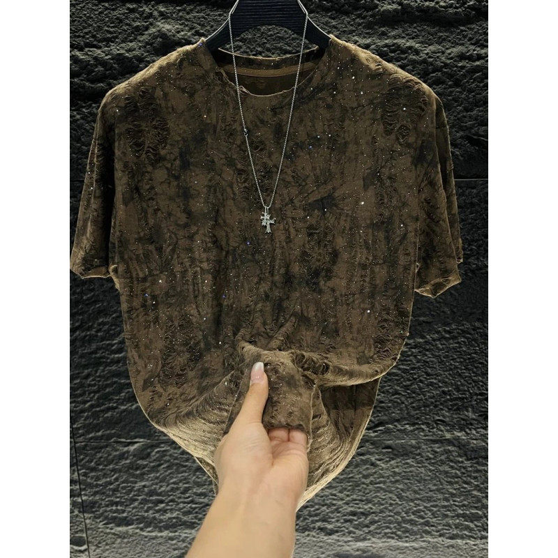 เสื้อยืดแขนสั้นแฟชั่นสไตล์เกาห - Streetwear Brand Hong Kong บทวิจารณ์และราคา