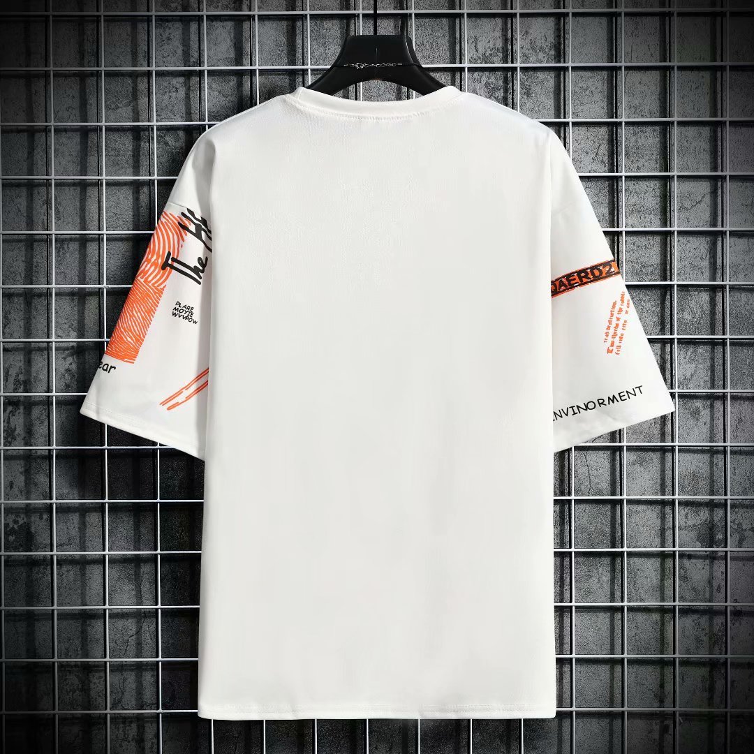 ชาย Harajuku กราฟิกสีดำฤดูร้อน - Streetwear Brand Japan บทวิจารณ์และราคา