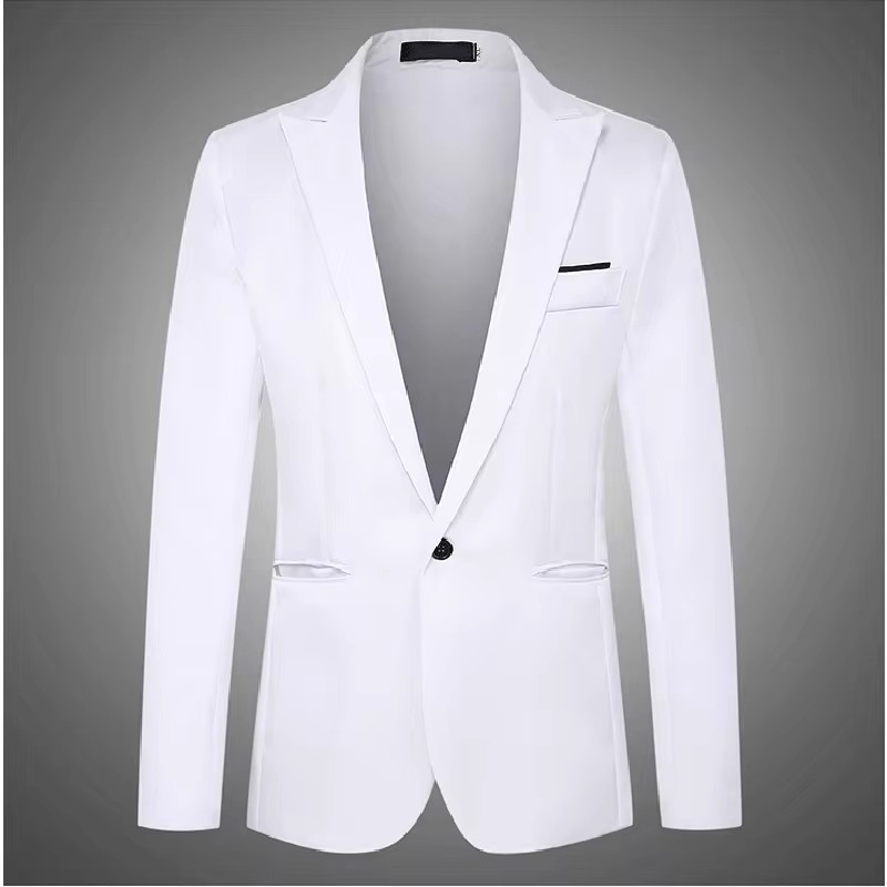 เสื้อเบลเซอร์ผู้ชายหรูหรามาใหม - Streetwear Brand Jacket บทวิจารณ์และราคา