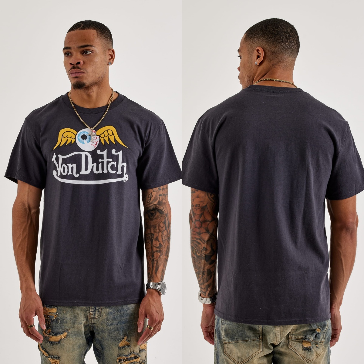 เสื้อยืดลายกราฟิก Flying Eye L - Streetwear Brand With Eye Logo บทวิจารณ์และราคา